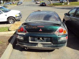 2000 MITSUBISHI ECLIPSE GS, 2.4L 5SPEED, COLOR GREEN, STK 153694